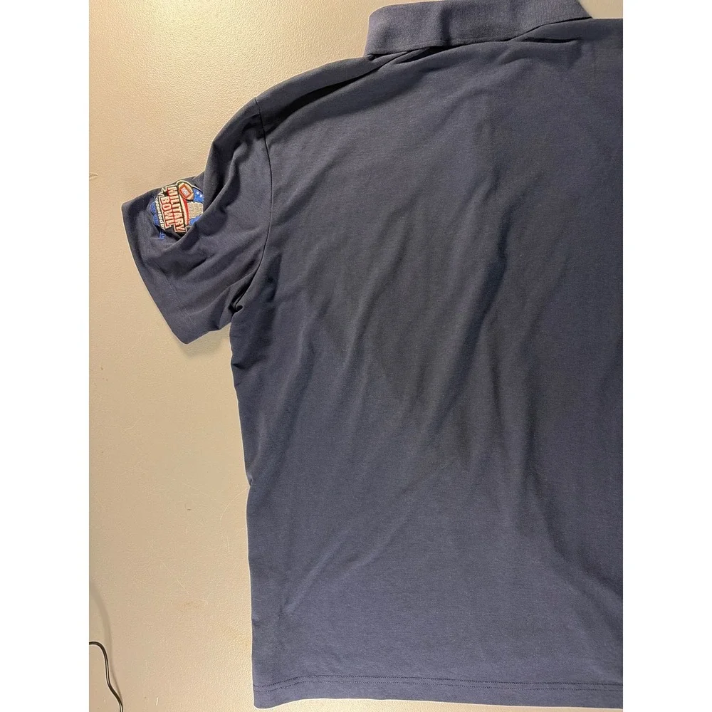 Jordan Polo Shirt Mens XL Navy Blue UNC Tar Heels Military Bowl Dri-FIT Athletic